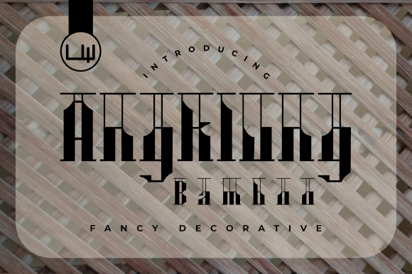 Angklung Bamboo: The Bold Display Font That Transforms Your Design