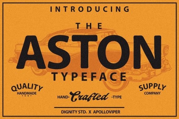 Aston Font Evaluation: A Strategic Choice for Bold Display Design
