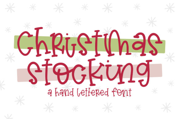 Christmas Stocking: The Quirky Display Font That Elevates Any Design