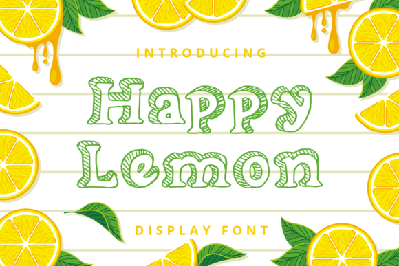Happy Lemon: The Playful Display Font for Authentic Branding