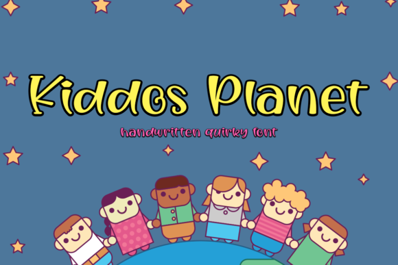 Kiddos Planet: The Perfect Display Font for Engaging Children's Designs