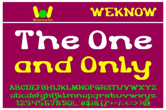 The One and Only: A Display Font That Transforms Your Design Work
