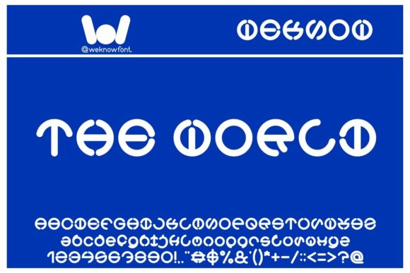 The World: A Techno Display Font for Unique Designs