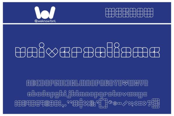 Universalisme: The Techno-Forward Typeface Redefining Digital Identity